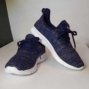 Athletic Works Comfort Trainer . Women's shoes . Navy Blue Sz . 6 W . Pre-owned